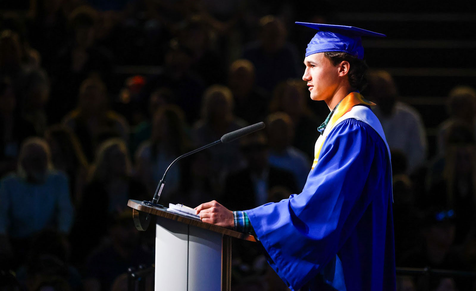 Valedictorian, Kenneth Murray, graduate of the Agricultural & Heavy Equipment Certificate program.